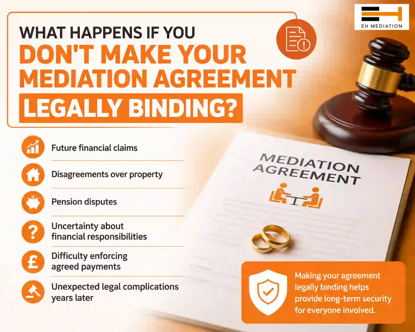 What Happens If You Don't Make Your Mediation Agreement Legally Binding Marlow?
